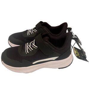 Athletic Works Kids Black White Sneakers Shoes Sz 11 New with tag